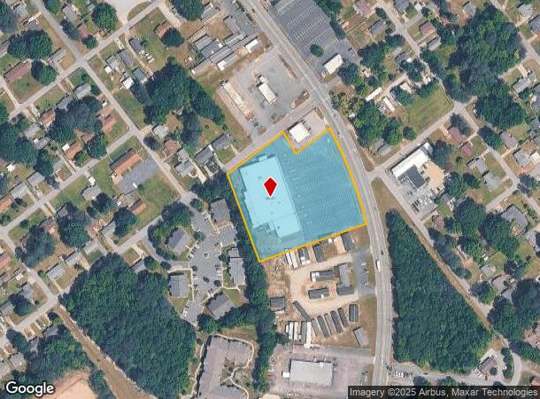 1401 E 10Th St, Roanoke Rapids, NC Parcel Map