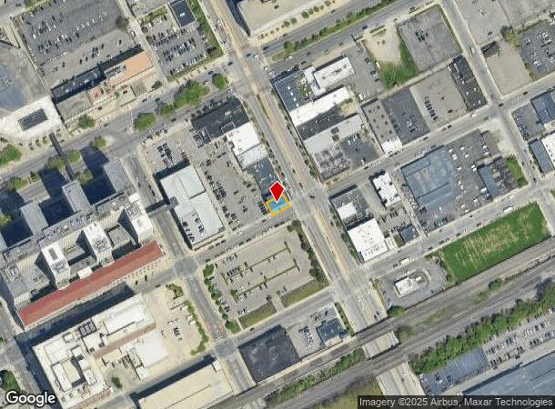  6505 Woodward Ave, Detroit, MI Parcel Map