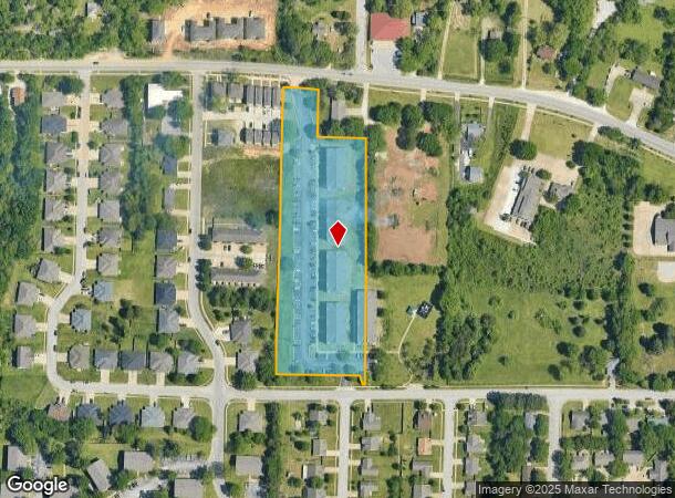  788 S Silverado Dr, Fayetteville, AR Parcel Map