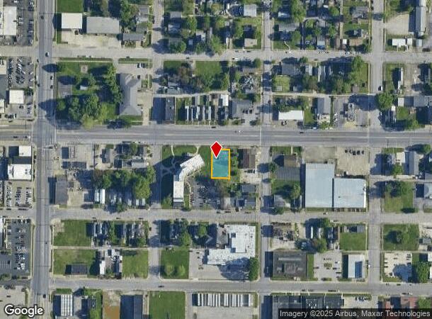  1012 1014 W Franklin St, Evansville, IN Parcel Map