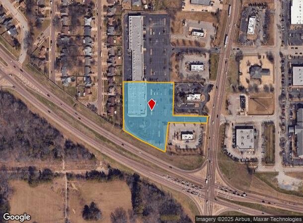  7037 Hacks Cross Rd, Olive Branch, MS Parcel Map