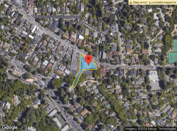  250 E Blithedale Ave, Mill Valley, CA Parcel Map