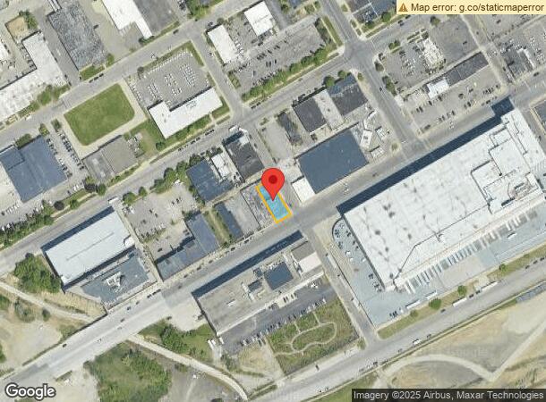  1600 W Fort St, Detroit, MI Parcel Map