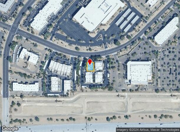  7255 E Hampton Ave, Mesa, AZ Parcel Map