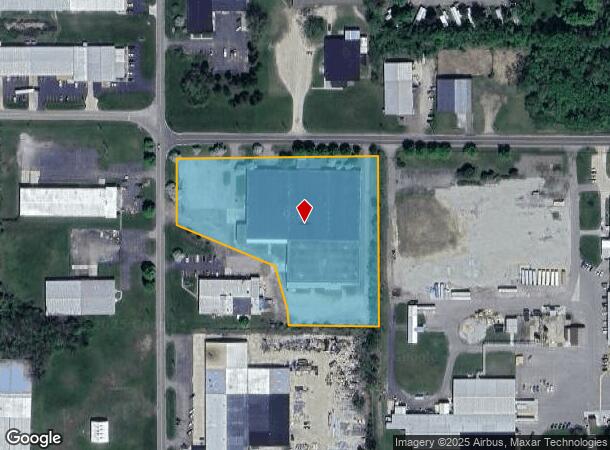 221 Industrial Dr, Hillsdale, MI Parcel Map