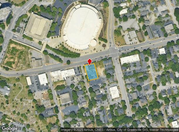  600 E North St, Greenville, SC Parcel Map