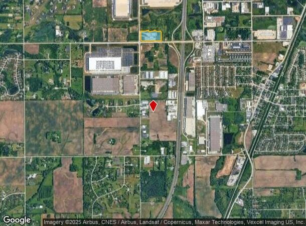 25451 S Ridgeland Ave, Monee, IL Parcel Map