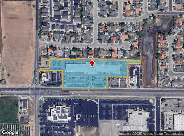  1401 W El Monte Way, Dinuba, CA Parcel Map