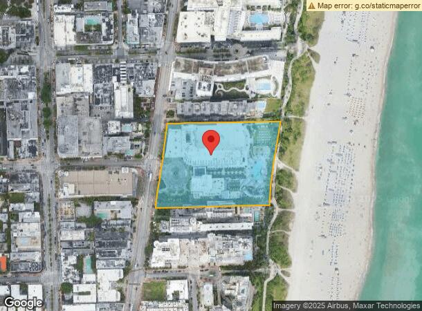  1601 Collins Ave, Miami Beach, FL Parcel Map