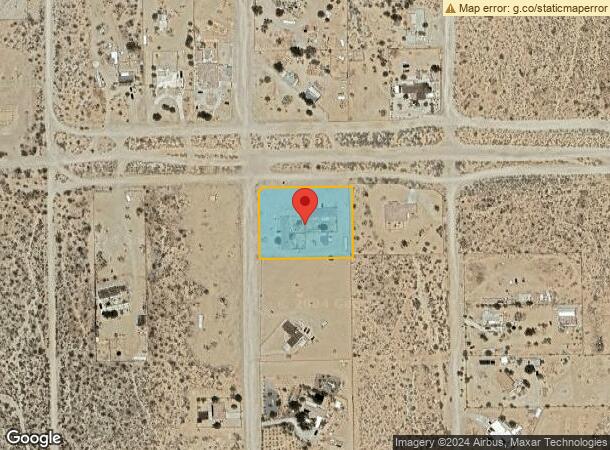  627 Bear Valley Rd, Pinon Hills, CA Parcel Map