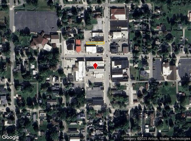  109 S Elkhart St, Wakarusa, IN Parcel Map