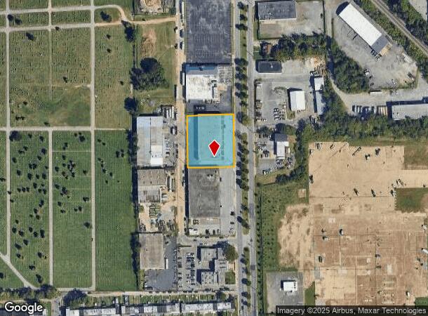 1720 Edison Hwy, Baltimore, MD Parcel Map