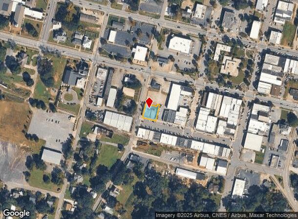 120 Depot St, Hartwell, GA Parcel Map
