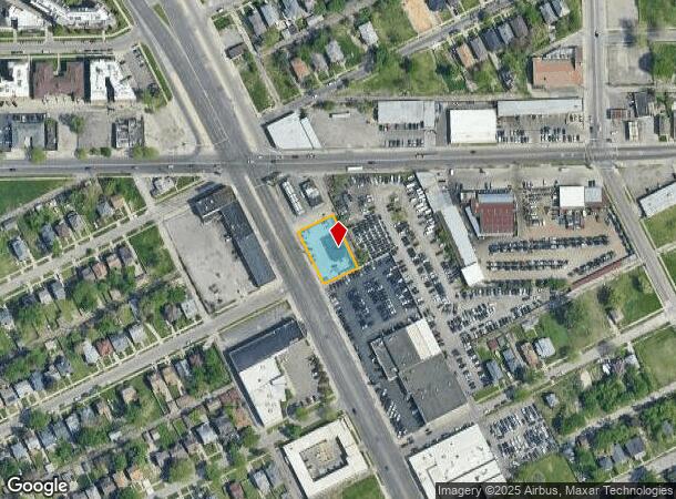  16504 Woodward Ave, Highland Park, MI Parcel Map