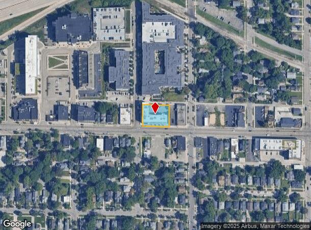  637 Michigan St Ne, Grand Rapids, MI Parcel Map