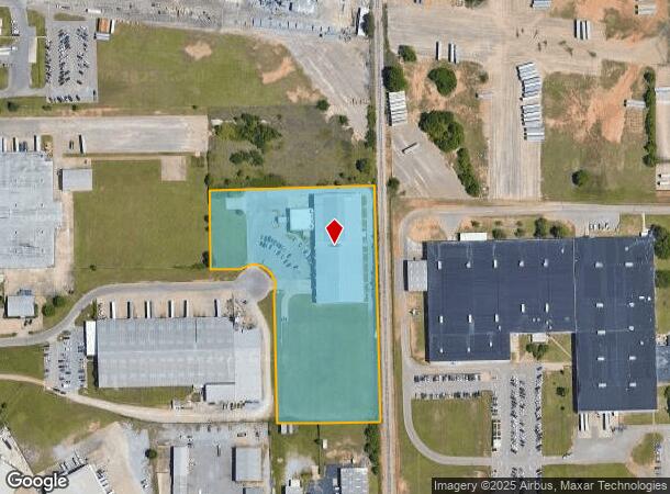 2575 Container Dr, Montgomery, AL Parcel Map