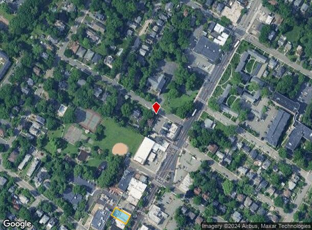  332 Broad Ave, Leonia, NJ Parcel Map