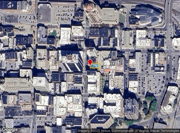  210 S Jefferson St, Roanoke, VA Parcel Map