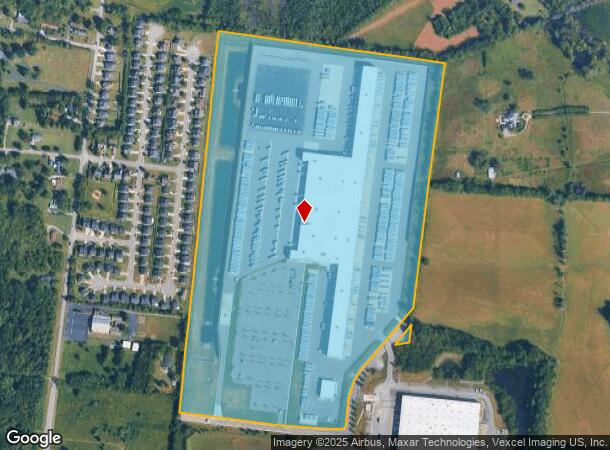 1525 Distribution Dr, Murfreesboro, TN Parcel Map