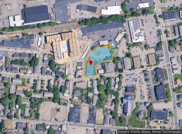 51 Pond St, Waltham, MA Parcel Map