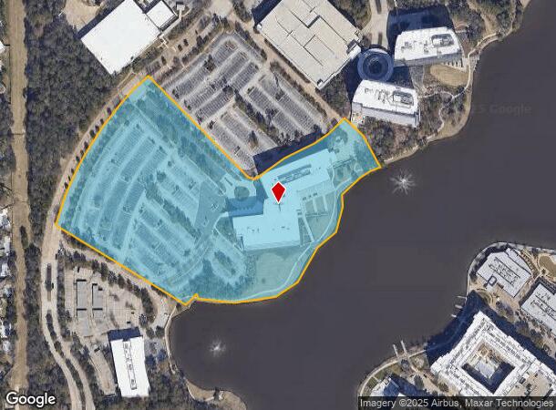  9500 Lakeside Blvd, Spring, TX Parcel Map