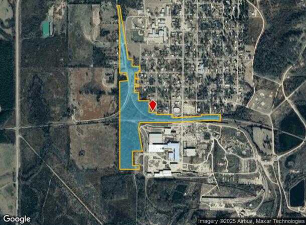 101 Pine St, Broken Bow, OK Parcel Map