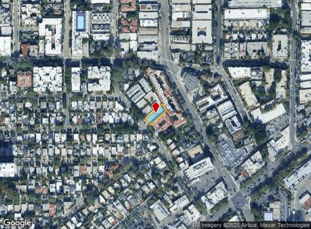  866 Hilldale Ave, West Hollywood, CA Parcel Map