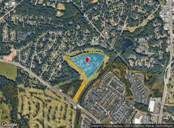  1403 Pitching Wedge Dr, Raleigh, NC Parcel Map