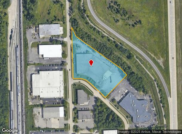  15355 Oakwood Dr, Romulus, MI Parcel Map