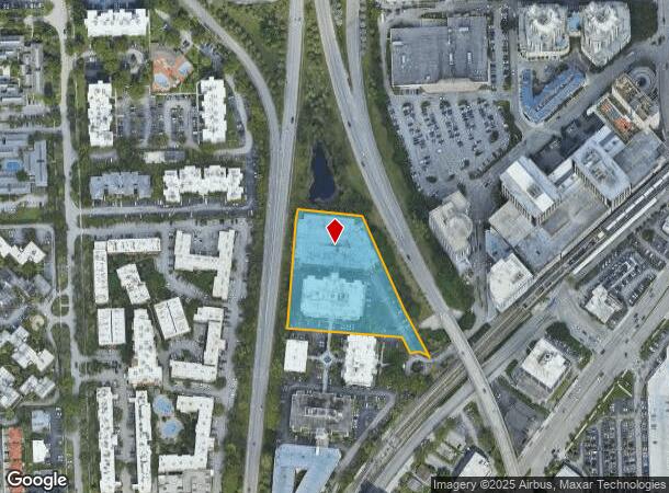  9200 S Dadeland Blvd, Miami, FL Parcel Map