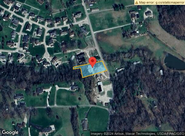  755 Yates Crossing Rd, Milton, WV Parcel Map