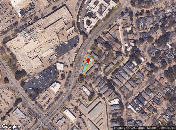  3620 Inwood Rd, Dallas, TX Parcel Map