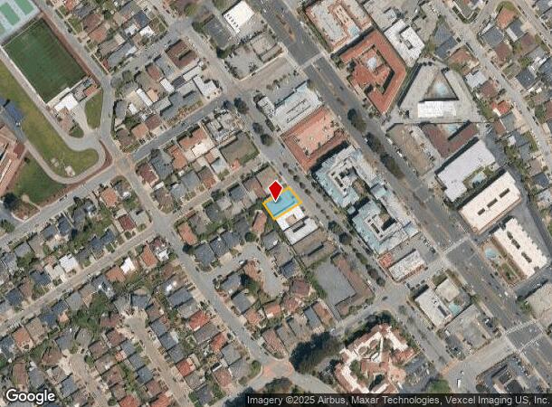 1391 Broadway, Millbrae, CA Parcel Map