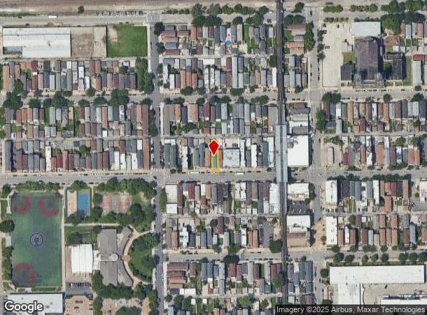  1738 W 18Th St, Chicago, IL Parcel Map