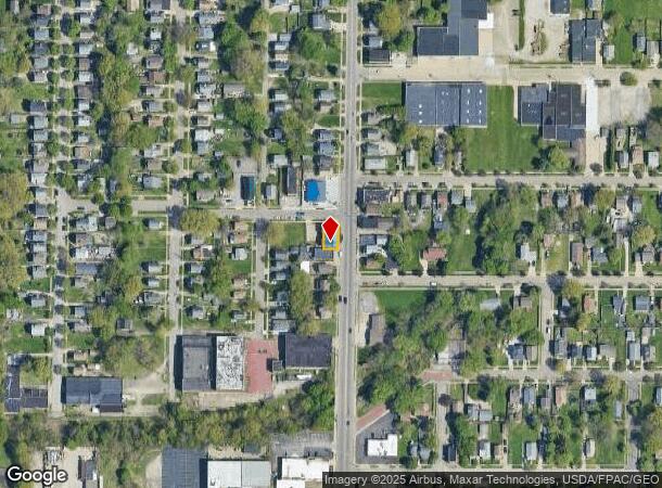  884 Brown St, Akron, OH Parcel Map