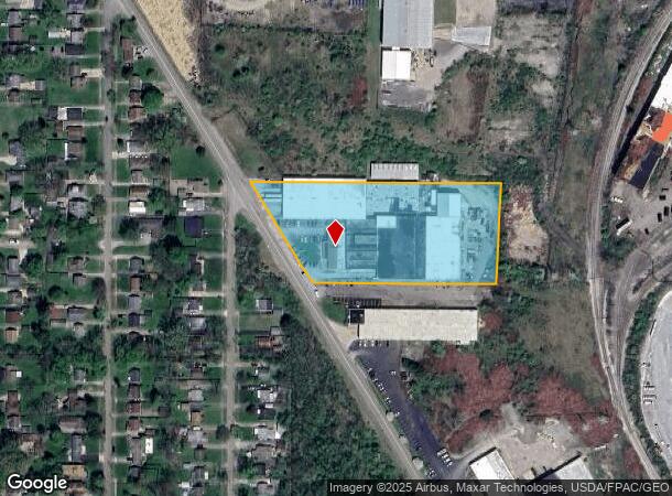 207 N Four Mile Run Rd, Youngstown, OH Parcel Map