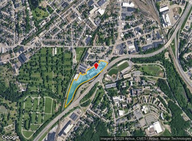 725 Southbridge St, Worcester, MA Parcel Map