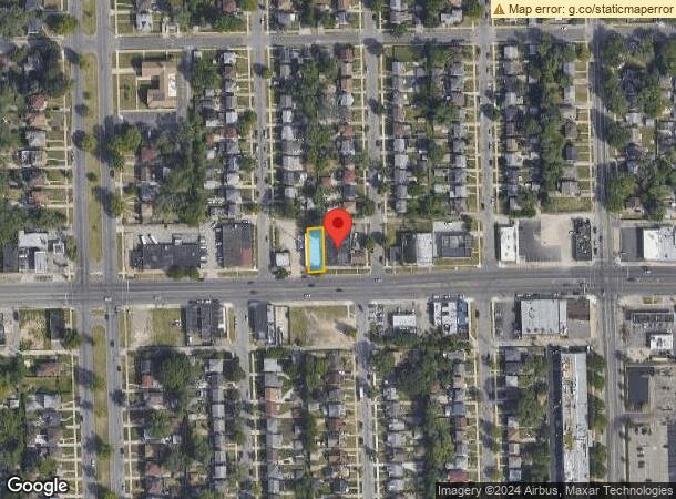  12924 W 7 Mile Rd, Detroit, MI Parcel Map