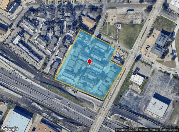  3900 Investor Dr, Dallas, TX Parcel Map