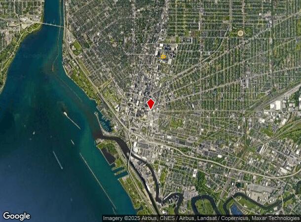  60 Carlton St, Buffalo, NY Parcel Map