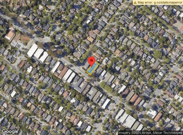  1452 El Camino Real, Burlingame, CA Parcel Map