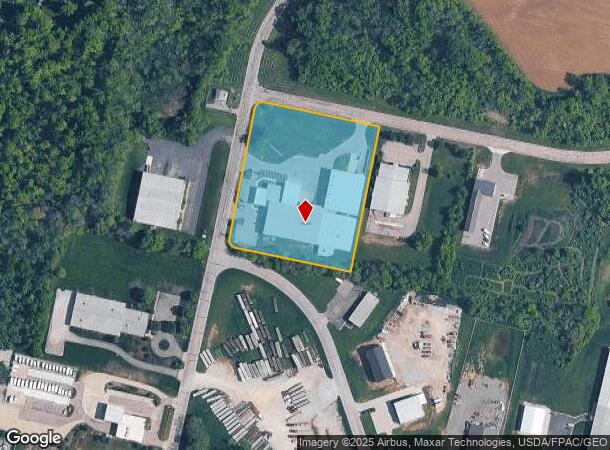 1125 S Patton St, Xenia, OH Parcel Map