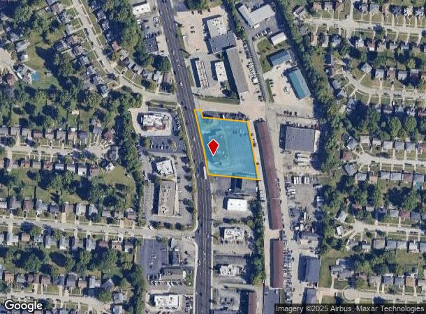  6480 Glenway Ave, Cincinnati, OH Parcel Map