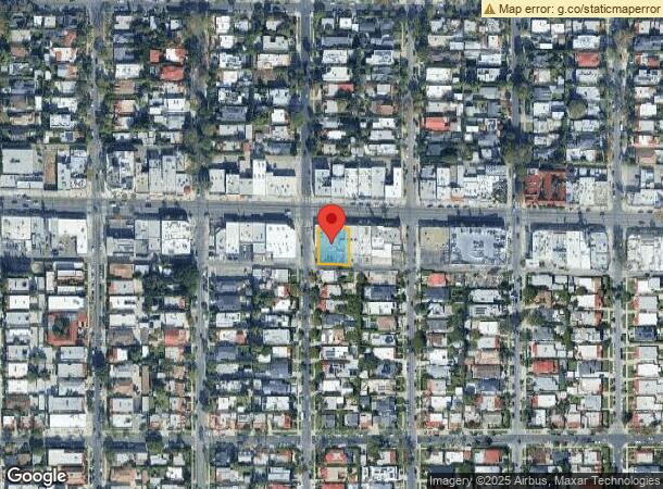  7580 Melrose Ave, Los Angeles, CA Parcel Map