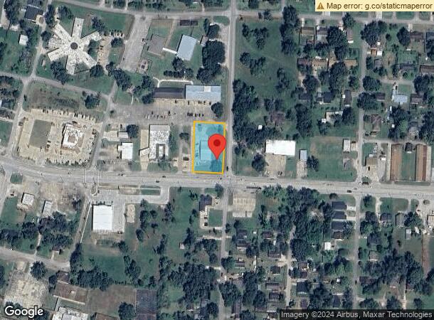  517 E Brazos Ave, West Columbia, TX Parcel Map