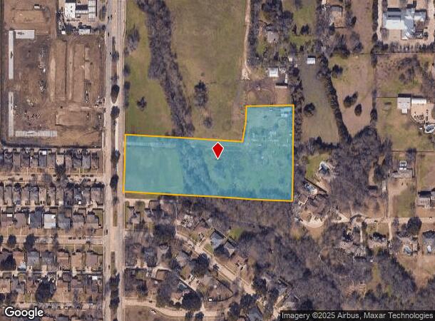  1409 Rowlett Rd, Rowlett, TX Parcel Map