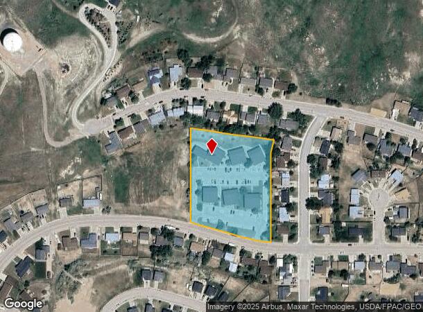  3504 Foothills Blvd, Gillette, WY Parcel Map