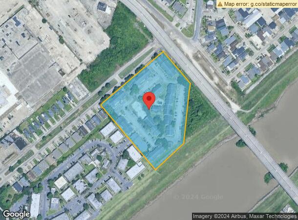  6101 Tullis Dr, New Orleans, LA Parcel Map