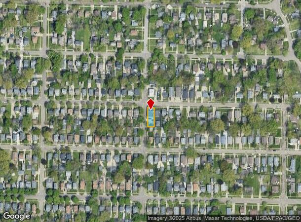  1830 Shaw Ave, Akron, OH Parcel Map