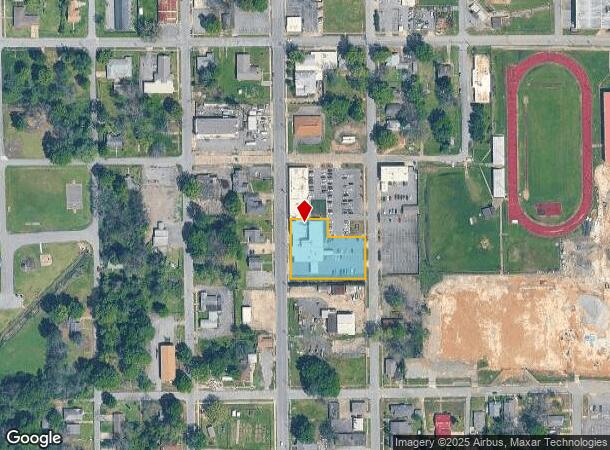  912 S Poplar St, Pine Bluff, AR Parcel Map